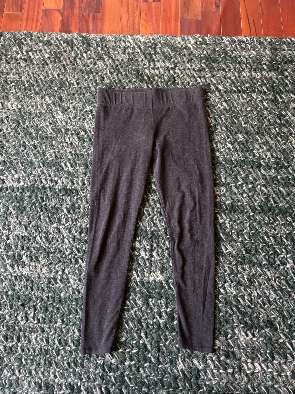 gray knit leggings